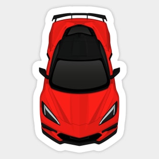 C8 Red Sticker